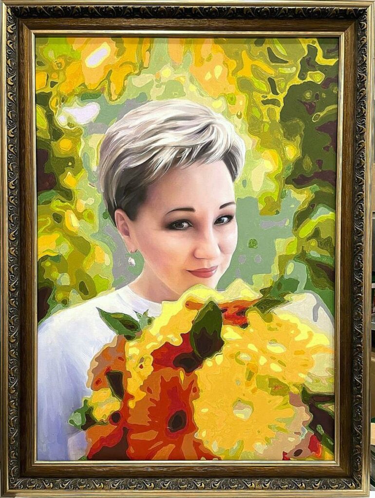 Цифровой портрет по номерам